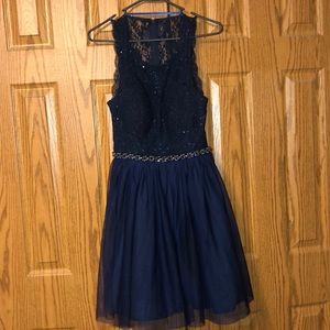 Navy blue dress